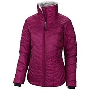 Columbia Kaleidoscope Omni-Heat Quilted Jacket Coat Lightweight Women XL Pink